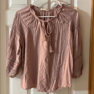 Sorbet Picnic Day Peasant Top Size L